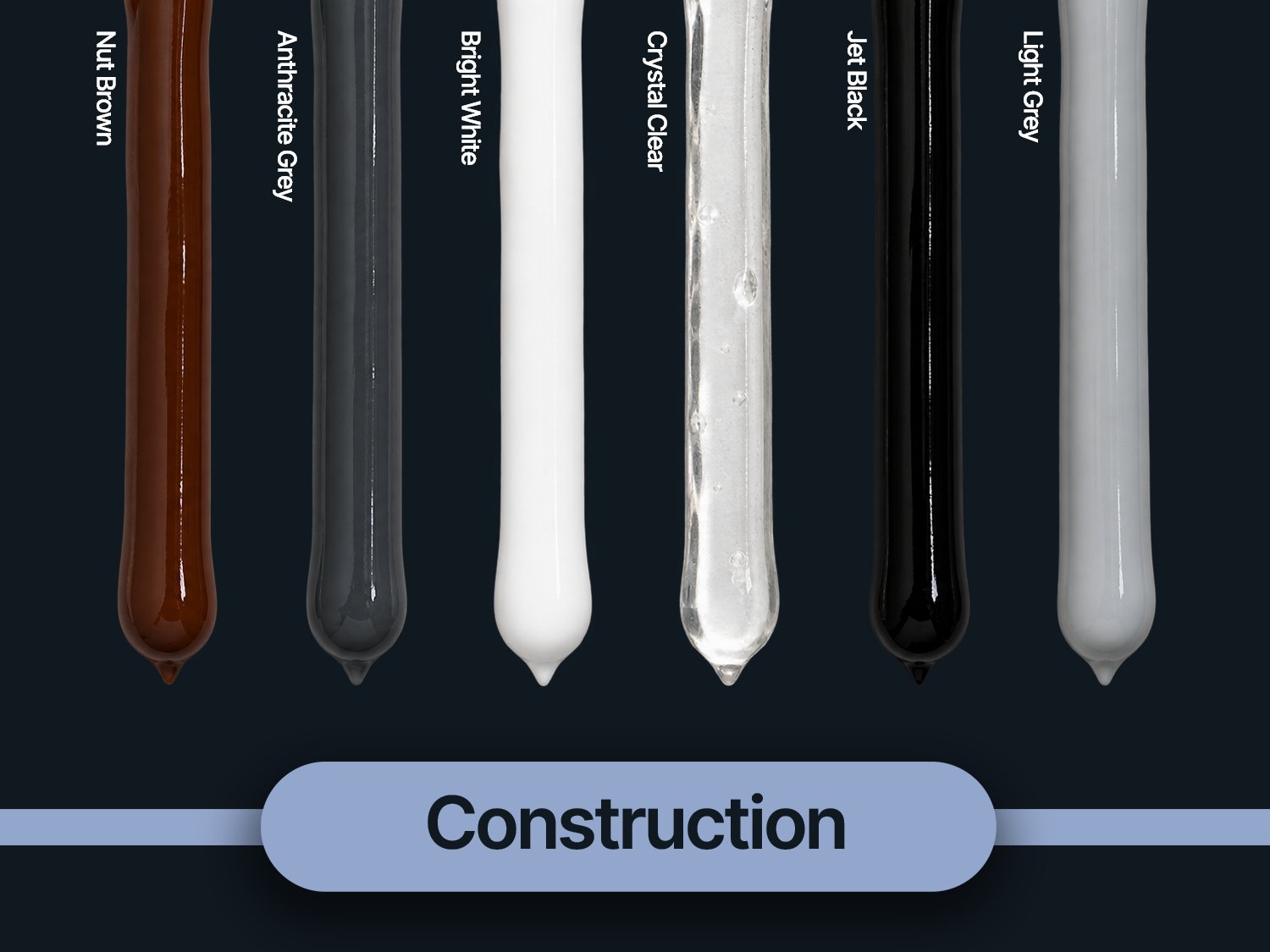 Available in 6 colours - Construction